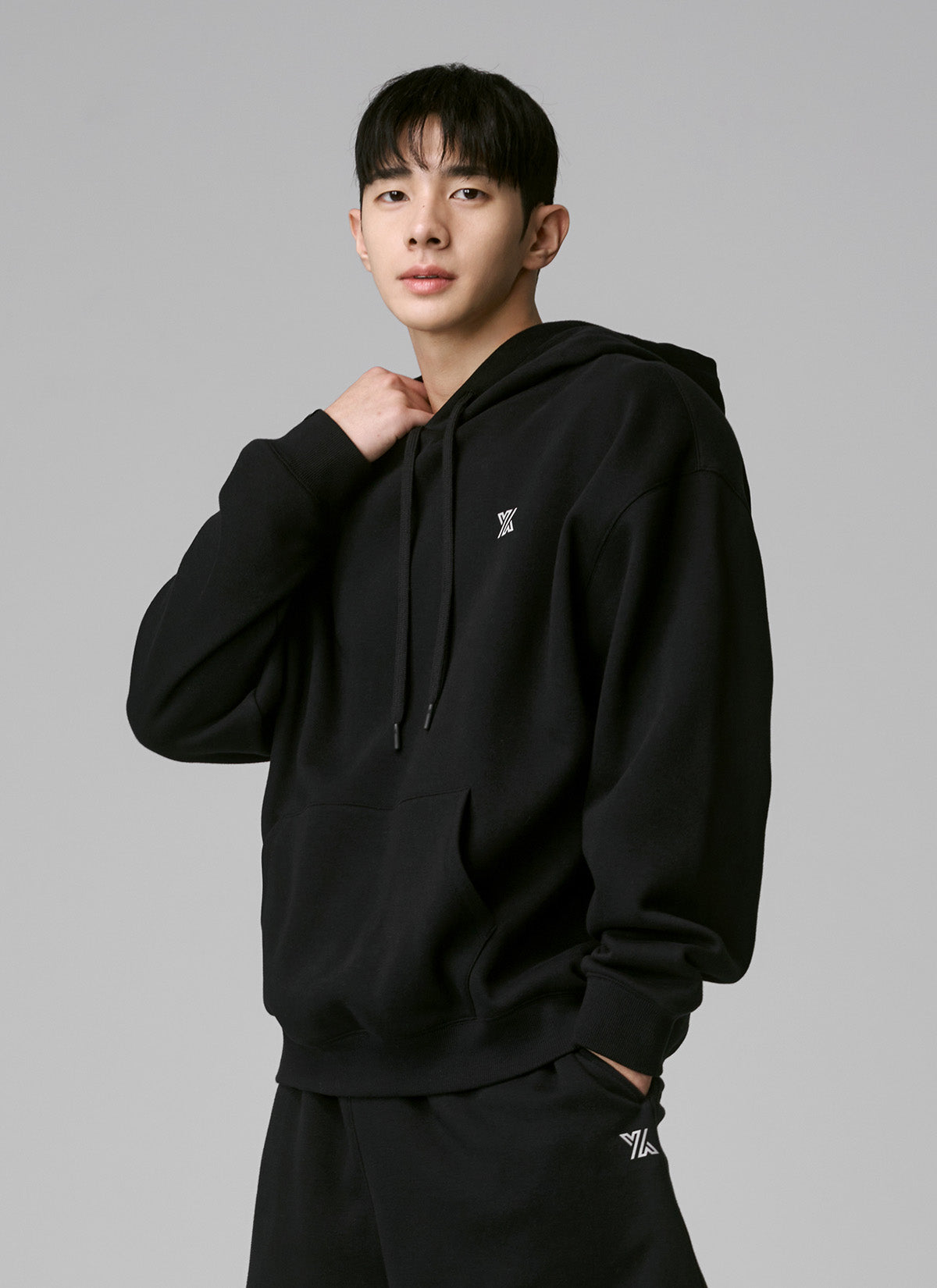 Essential Signature Fleece Sweat Hoodie