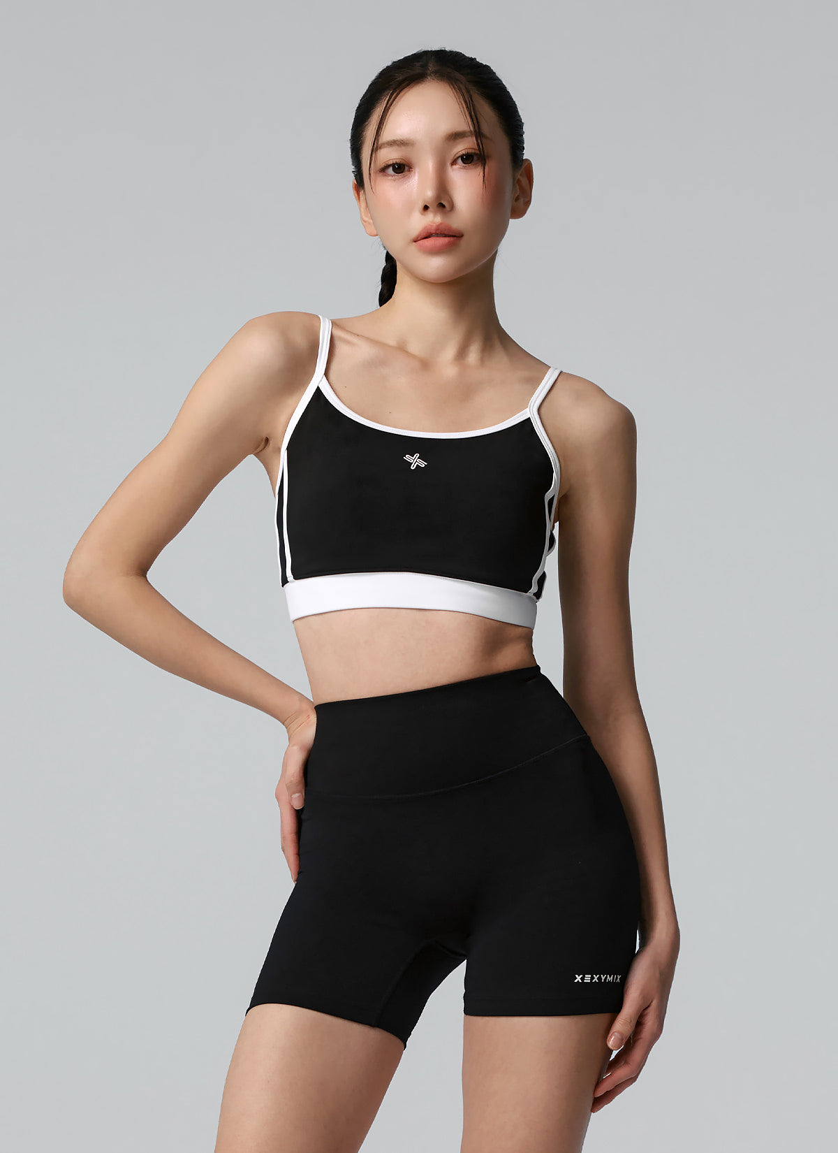 Double Line Color Block Bra