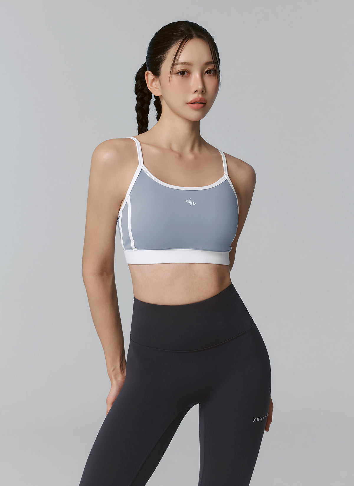 Double Line Color Block Bra