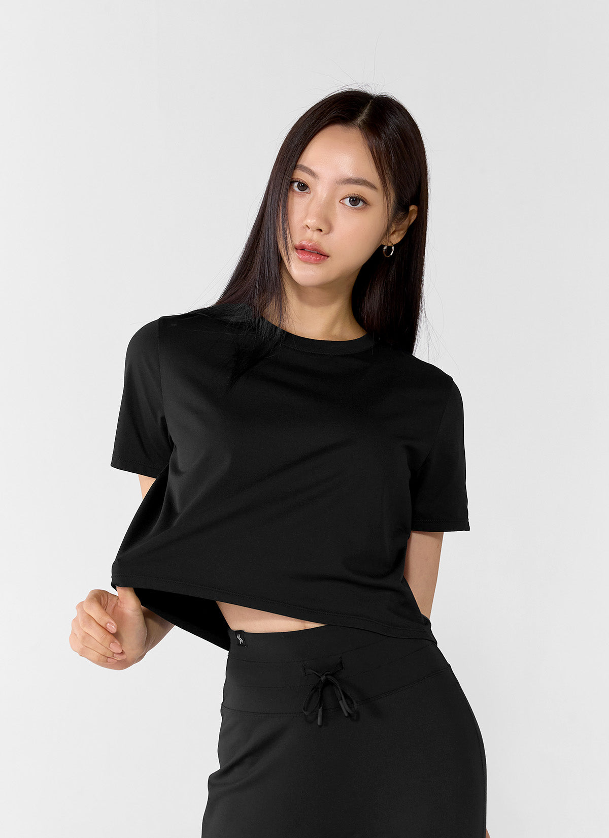 Basic Stretch Cropped Top