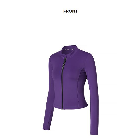 Black Label Signature Life Cropped Zip-up Jacket