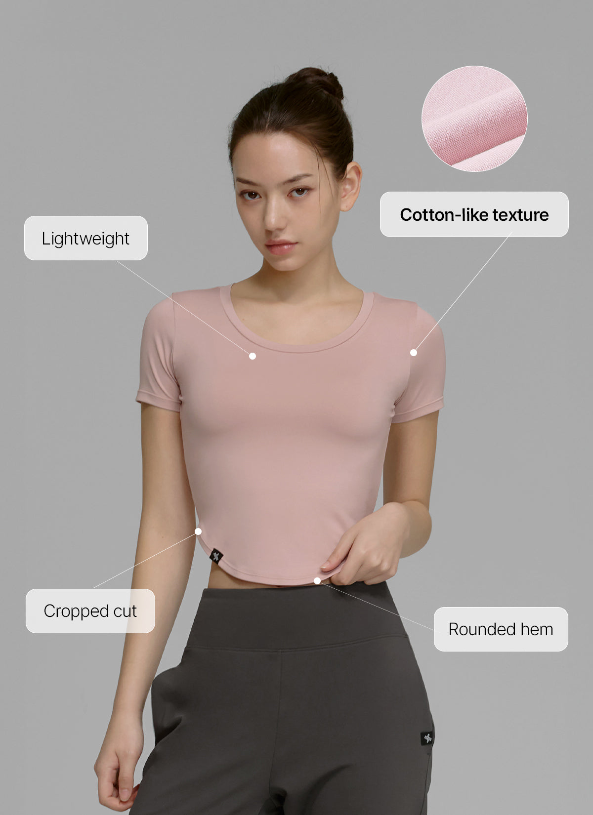 XELLA™ Light Round Cropped Top (NEW COLORS)
